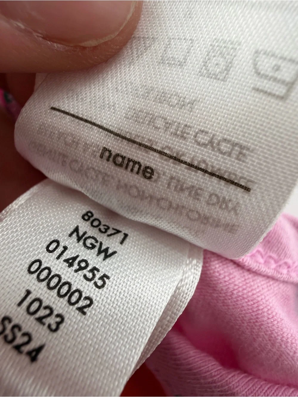 Hanna Andersson Baby Flutter Sleeve Tulle Dress Pink Tulips Flowers Girl HA 8037